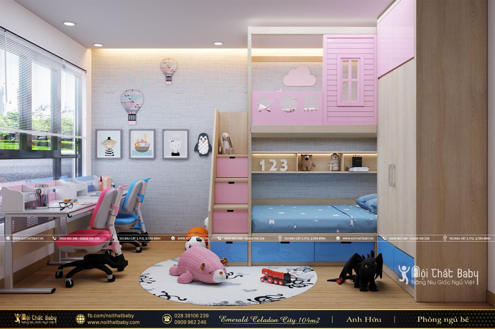 Tổng hợp các mẫu thiết kế nội thất Chung cư Emerald Celadon City